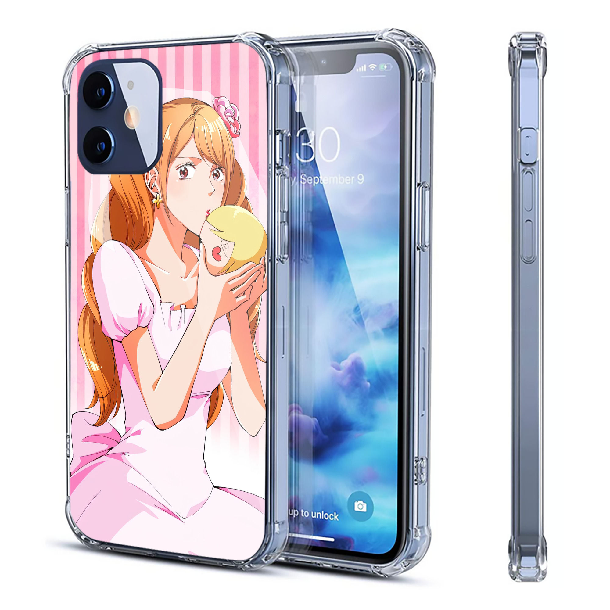 （画像用） ワンピース ONE PIECE 【iPhone 12シリーズ対応】透明スマホケース（クリアソフトケース）